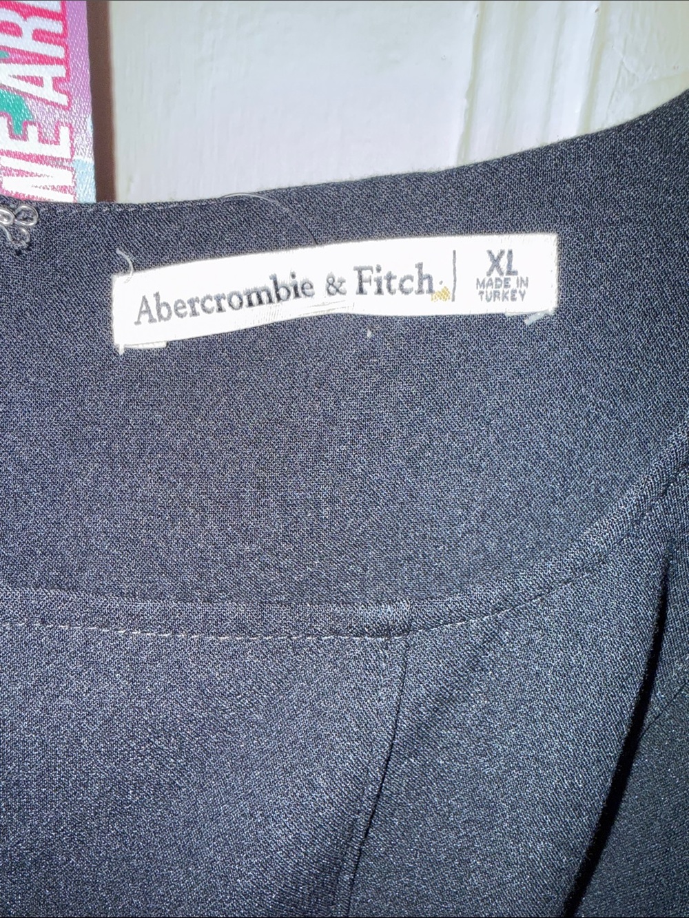 Abercrombie & Fitch Black Sleeveless Tailored Jumpsuit - Picture 2 of 8
